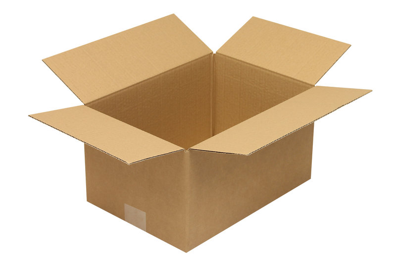 Wellpapp-Faltkarton 1-wellig, 330x235x175mm, Qual. 1.2B Fefco 0201, braun