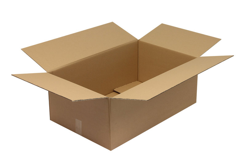 Wellpapp-Faltkarton 2-wellig, 800x500x300 mm Qual. 2.30BC braun