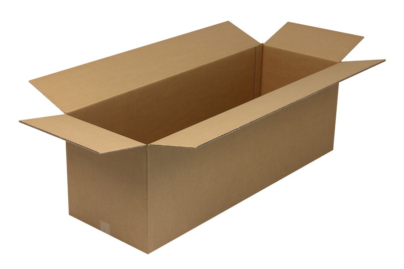 Wellpapp-Faltkarton 2-wellig, 1200x400x400mm, Qual.2.70BC braun