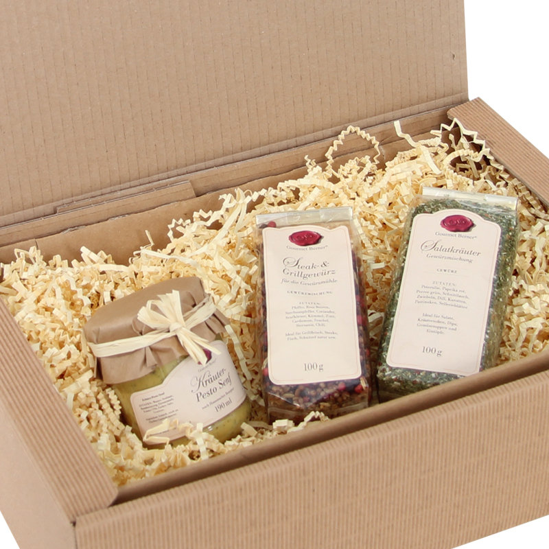 Geschenkfüllmaterial aus recyclebarem dreilagigen 80g/qm Papier, 10kg per Karton Sizzle-Pak, creme