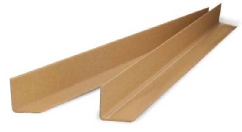 Kantenschutzleisten, 750x50x50mm, 3mm Stärke braun, Winkel vorgefertigt