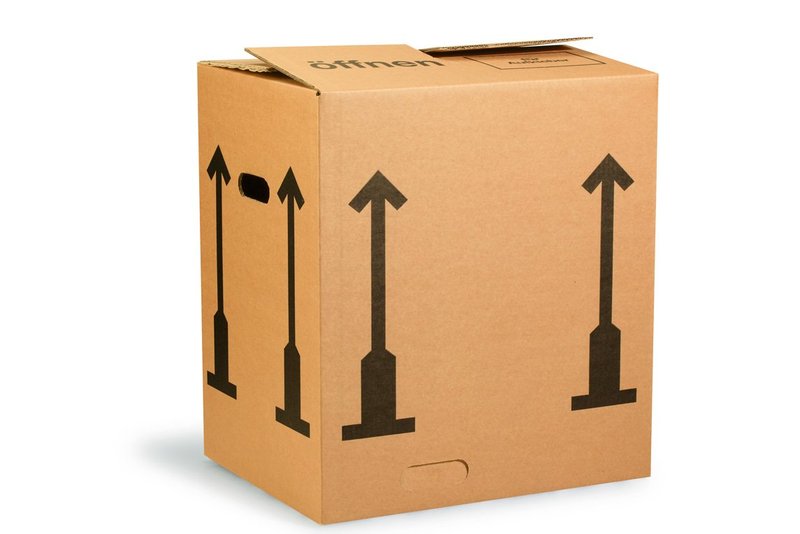 Umzugskarton Typ II braun, 440x340x474mm, Q= 2.4 BB