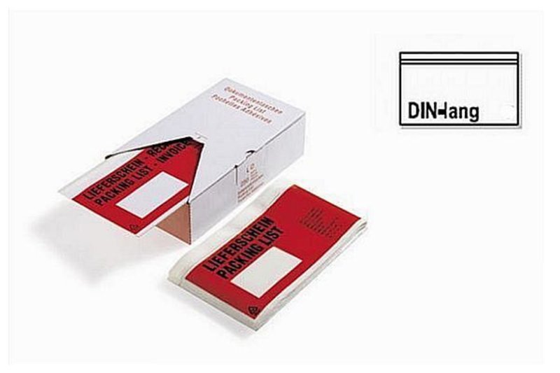 Dokumententaschen, 240x110mm, DIN-lang ohne Druck Dokumententaschen, 240x110mm, DIN-lang ohne Druck