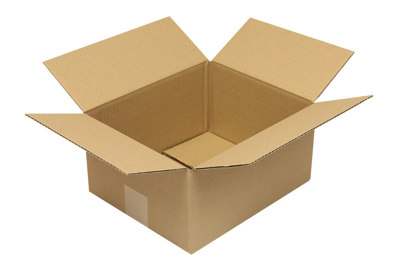 Wellpapp-Faltkarton 1-wellig, 270x220x130mm, Qual. 1.2B braun