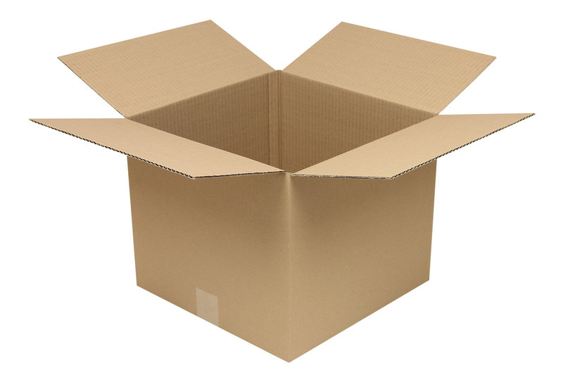 Wellpapp-Faltkarton 1-wellig, 350x350x300mm, Qual. 1.2B braun Wellpapp-Faltkarton 1-wellig, 350x350x300mm, Qual. 1.2B braun