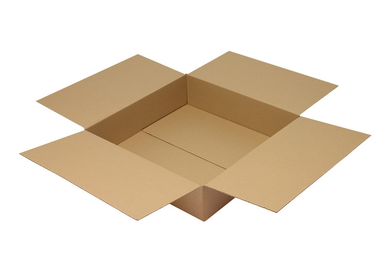 Wellpapp-Faltkarton 1-wellig, 600x600x150mm, Qual. 1.20B, braun, Fefco 0201, Deckenpapier = Testliner Wellpapp-Faltkarton 1-wellig, 600x600x150mm, Qual. 1.20B, braun, Fefco 0201, Deckenpapier = Testliner