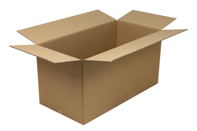Wellpapp-Faltkarton 2-wellig, 1000x500x500mm, Qual.2.40BC, braun, Fefco 0201 Wellpapp-Faltkarton 2-wellig, 1000x500x500mm, Qual.2.40BC, braun, Fefco 0201