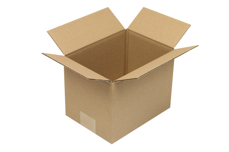 Wellpapp-Faltkarton 1-wellig, 200x150x150mm, Qual. 1.20B, braun, Fefco 0201, Deckenpapier = Testliner Wellpapp-Faltkarton 1-wellig, 200x150x150mm, Qual. 1.20B, braun, Fefco 0201, Deckenpapier = Testliner