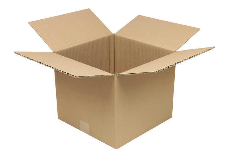Wellpapp-Faltkarton 2-wellig, 350x350x300mm, Qual. 2.3BC Fefco 0201, braun Wellpapp-Faltkarton 2-wellig, 350x350x300mm, Qual. 2.3BC Fefco 0201, braun