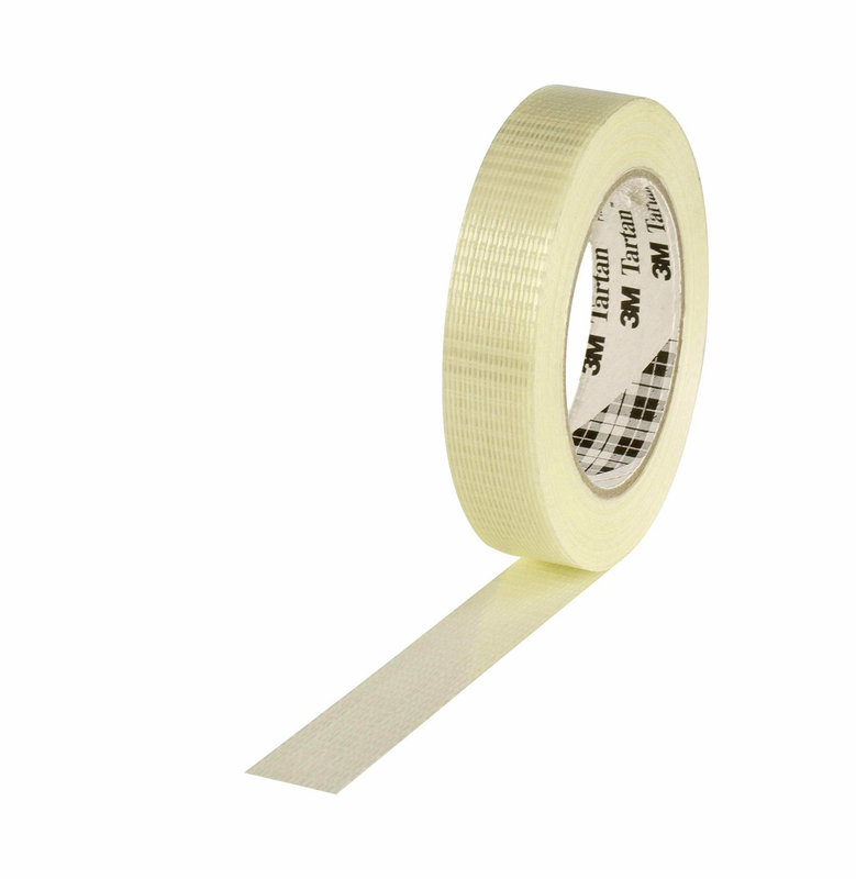 Filamentband Spezial, 25mm breitx50lfm, 125µ, transp.,längs- u.querverstärkt, Hotmeltkleber, 3M Scotch 8954 Filamentband Spezial, 25mm breitx50lfm, 125µ, transp.,längs- u.querverstärkt, Hotmeltkleber, 3M Scotch 8954