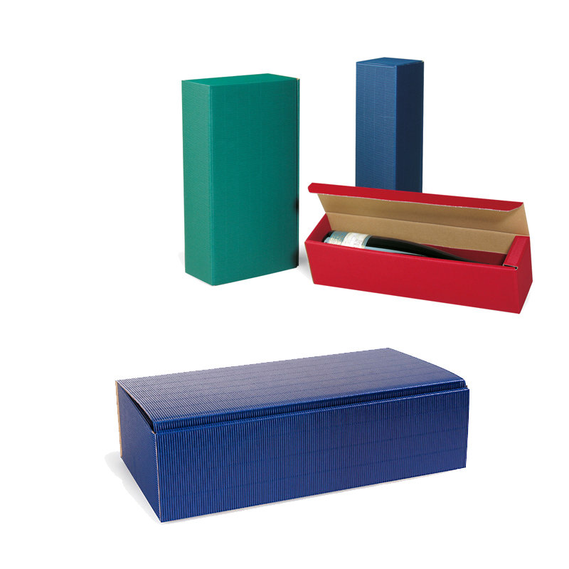 Flaschen-Präsentkarton, 361x188x94mm saphirblau, offene Welle passend für 2 Flaschen Flaschen-Präsentkarton, 361x188x94mm saphirblau, offene Welle passend für 2 Flaschen