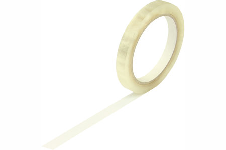 PP-Klebeband, 12mm breitx66lfm, 50µ hochtransparent