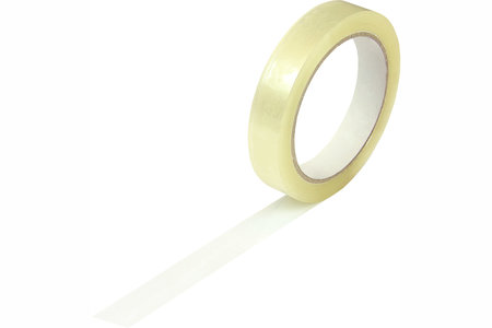 PP-Klebeband, 19mm breitx66lfm, 50µ hochtransparent