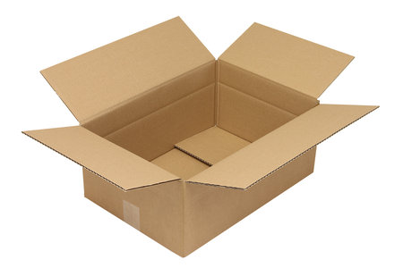 Wellpapp-Faltkarton 1-wellig, 430x305x180mm, A3, Qual. 1.3C Höhenrillung 120mm, braun