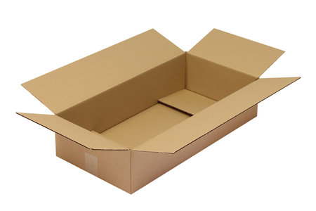 Wellpapp-Faltkarton 1-wellig, 590x290x130mm, Qual. 1.3C braun, Modulgröße