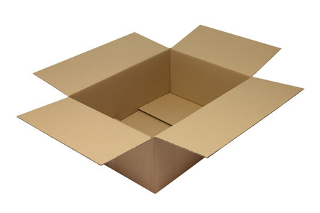 Wellpapp-Faltkarton 2-wellig, 780x580x300mm, Qual. 2.30BC Fefco 0201, braun