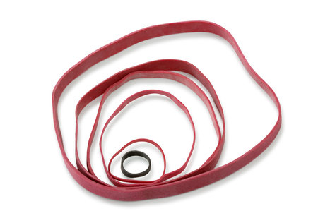 Gummibänder, rot, 40x3mm