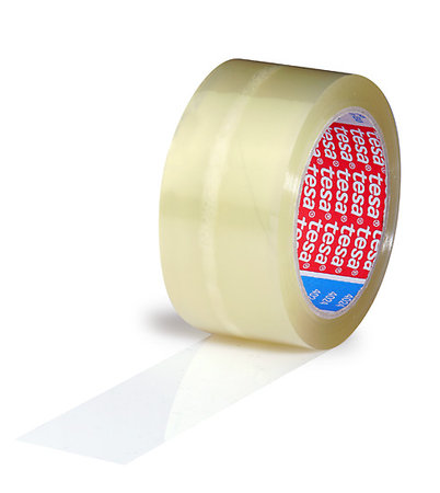 PP-Klebeband, 50mm breitx66lfm, 52µ transparent, leise Acrylatkleber, tesa 4024