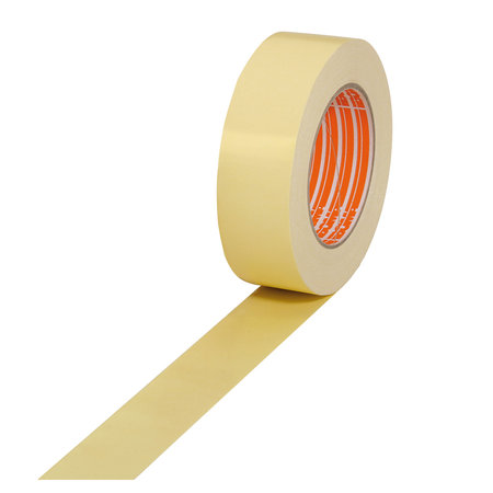 Doppelseitiges Klebeband, 38mm breitx25lfm, 200µ, Baumwollzellgewebe, Hotmeltkleber
