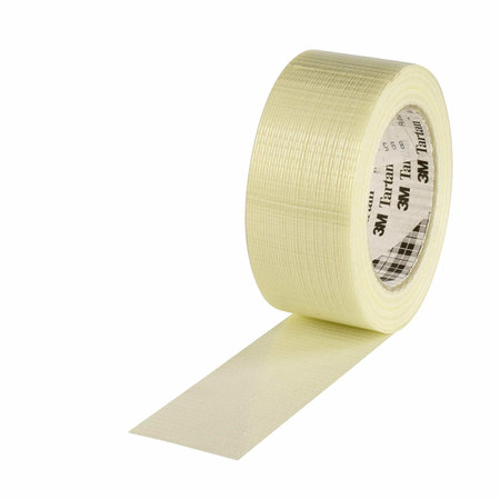 Filamentband Spezial, 50mm breitx50lfm, 125µ, transp.,längs- u.querverstärkt, Hotmeltkleber, 3M Scotch 8954