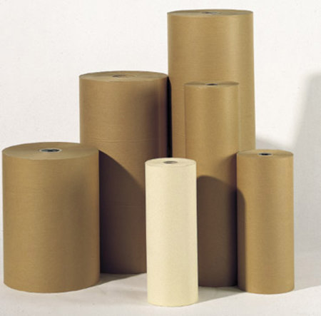 Packpapier Natron-Mischpapier, 50cm breit, 80g/qm, braun Rollendurchm. 210mm ca. 12kg/Rolle, Preis per kg