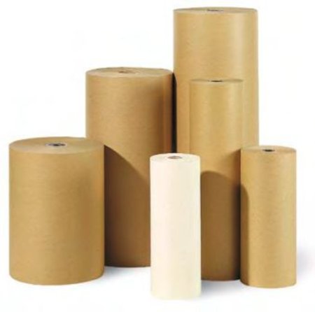 Schrenzpapier-Rollen, 100cm breit, 80g/qm, grau, Rollendurchm.210mm ca.20kg/Rolle, Preis per kg