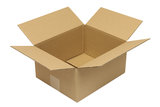 Wellpapp-Faltkarton 1-wellig, 270x220x130mm, Qual. 1.2B braun