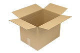 Wellpapp-Faltkarton 1-wellig, 430x305x315mm, A3, Qual. 1.3C Höhenrillung 255mm, braun