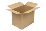 Wellpapp-Faltkarton 1-wellig, 340x240x280mm, Qual. 1.2B braun