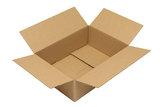 Wellpapp-Faltkarton 1-wellig, 305x215x90mm, A4, Qual. 1.2B braun