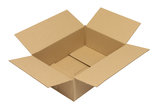 Wellpapp-Faltkarton 1-wellig, 310x220x100mm, A4, Qual. 1.2B Fefco 0201, braun